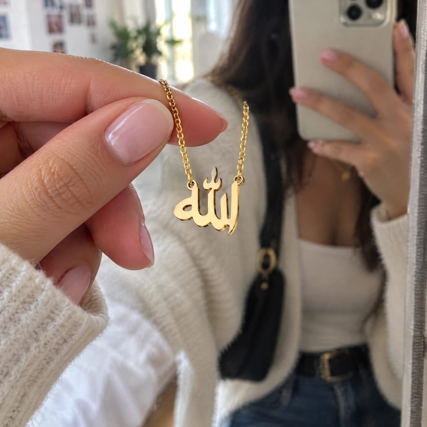 Customer photo review of Colgante con la palabra Allah
