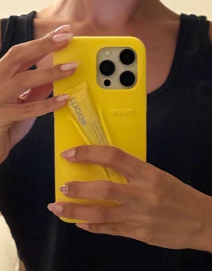 Customer photo review of Rhode Phone Case Lemontini