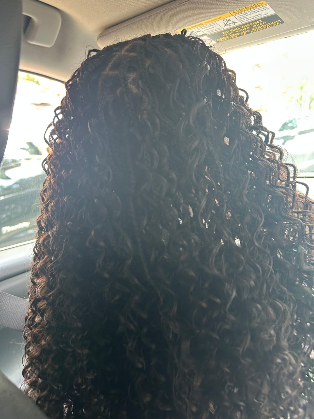Customer photo review of Human Crochet Hair Water Wave For Miracle Knots