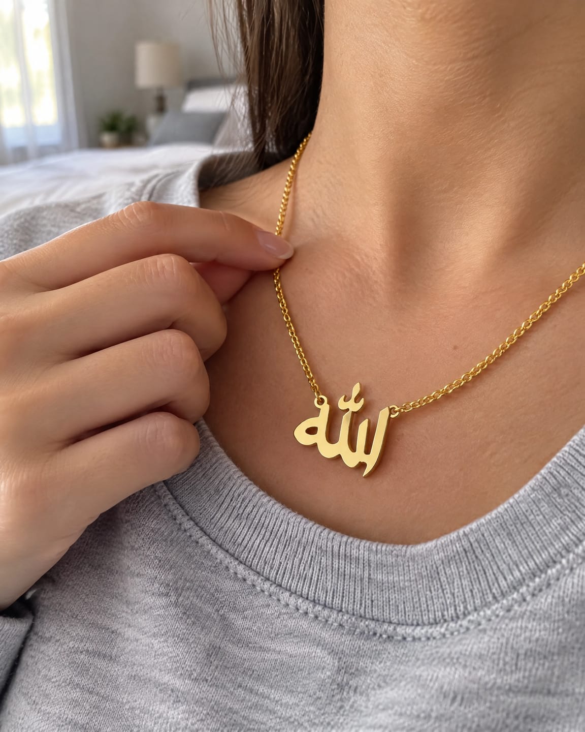 Customer photo review of Colgante con la palabra Allah