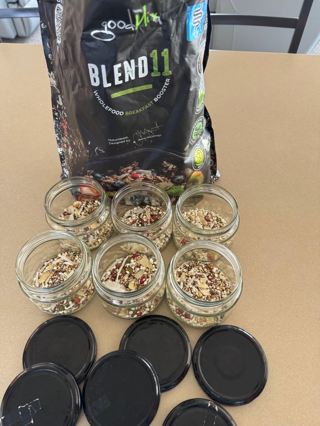 Customer photo review of Blend11: Low FODMAP, low carb, gluten free bircher muesli (Best Poos Ever!)