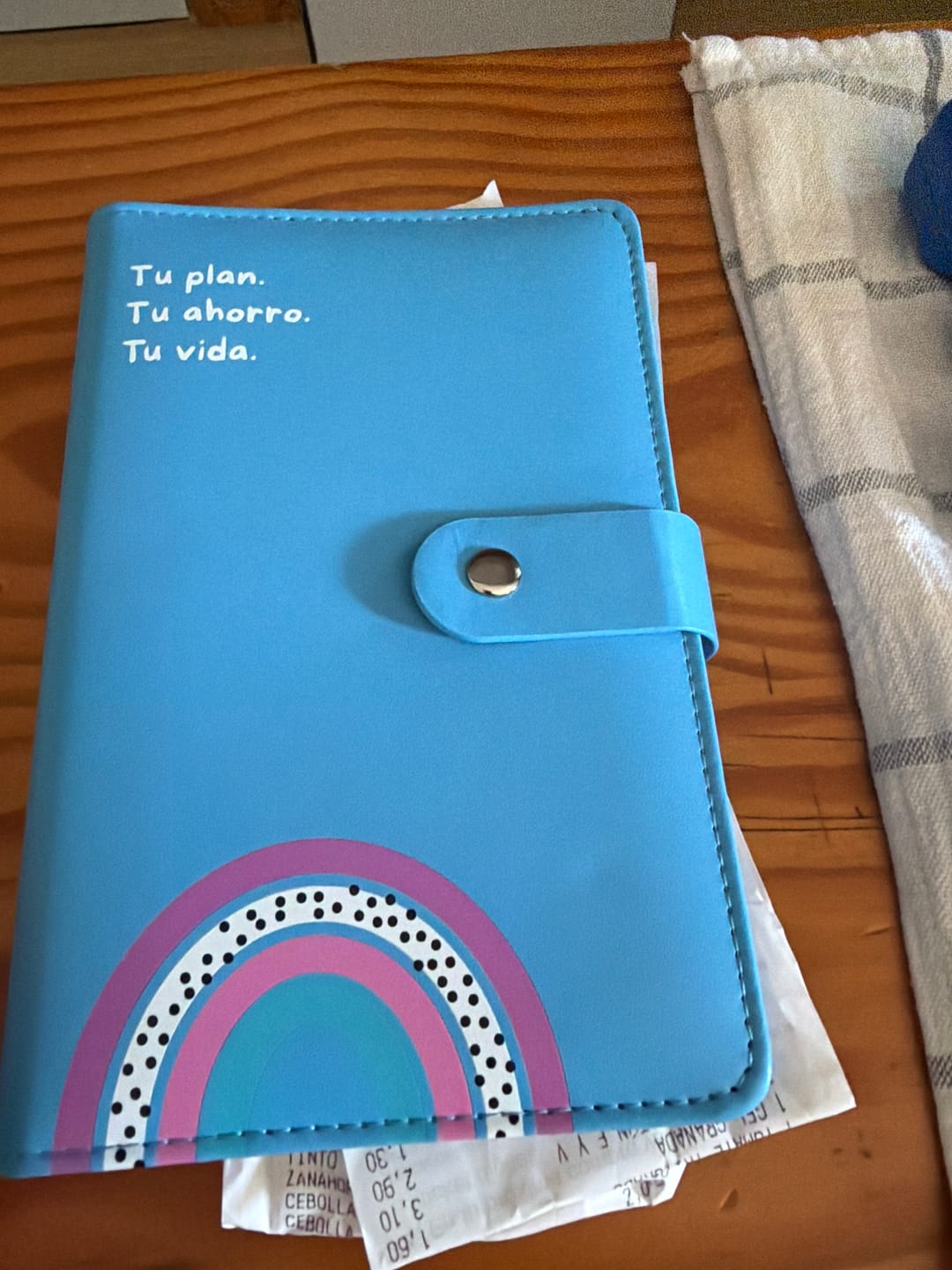 Customer photo review of Libreta de ahorro A6
