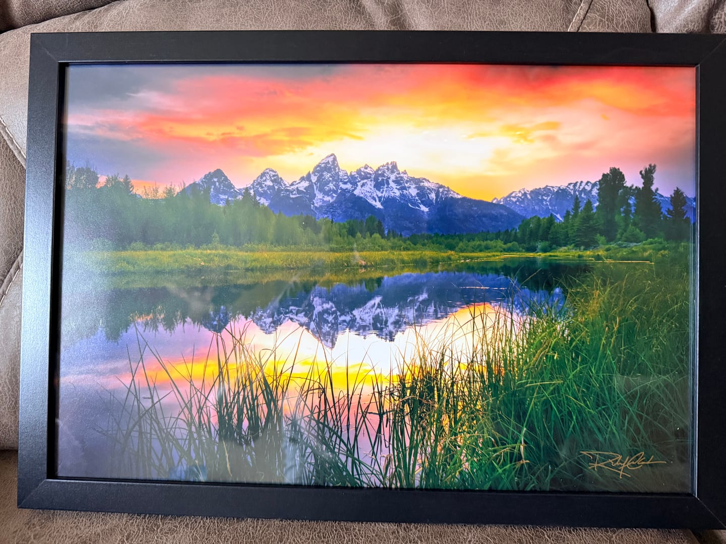 Customer photo review of Tetons Ablaze