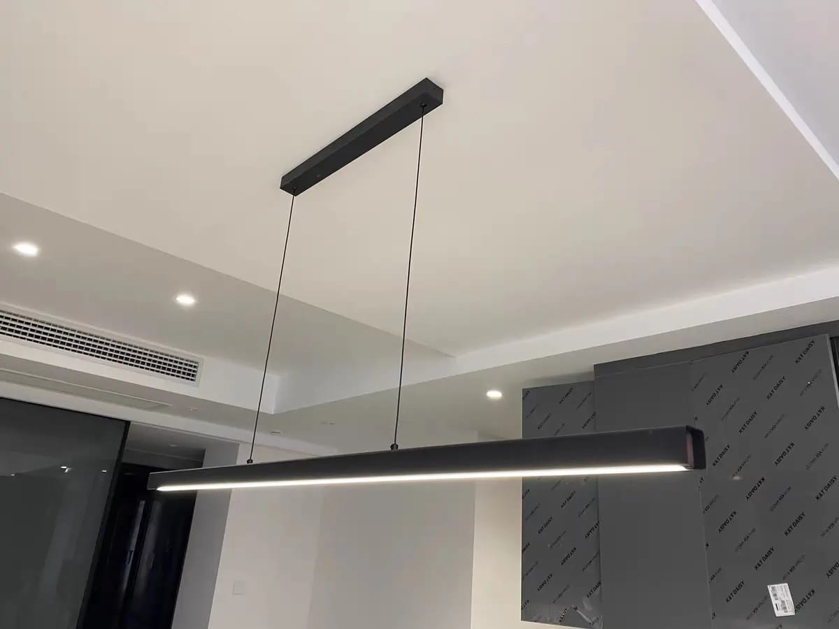 Customer photo review of Long Pendant Light for Kitchen Island, 80 to 200 cm