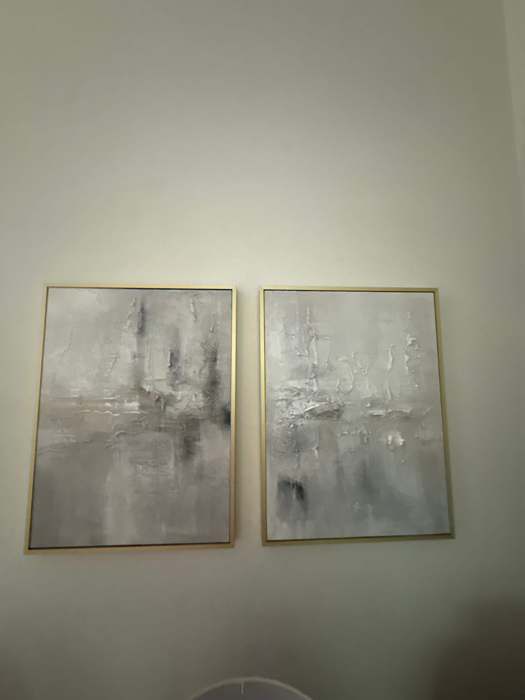 Customer photo review of Abstract Painting Canvas Set of 2 #AP186