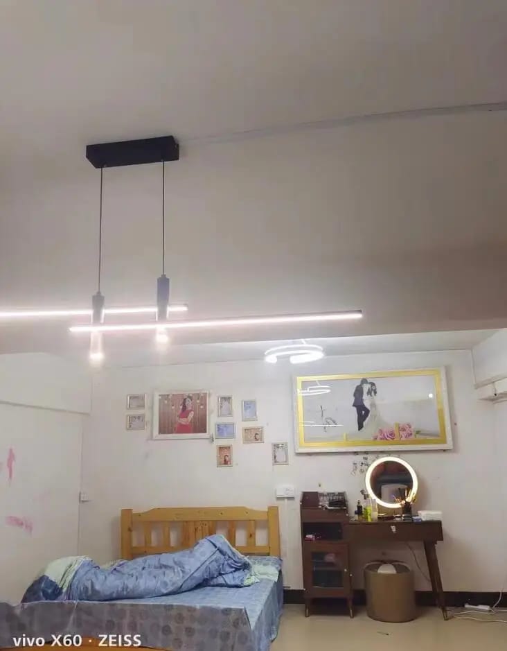 Customer photo review of Bar Pendant Light for Kitchen Island, 80 to 120 cm LED