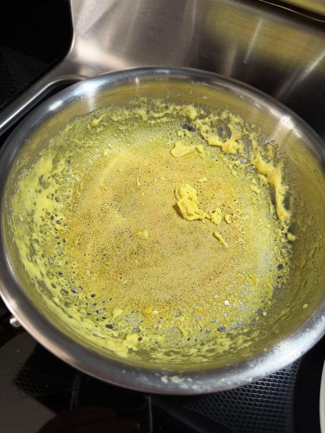 Customer photo review of Hand-Hammered Titanium Pan I Limited Edition