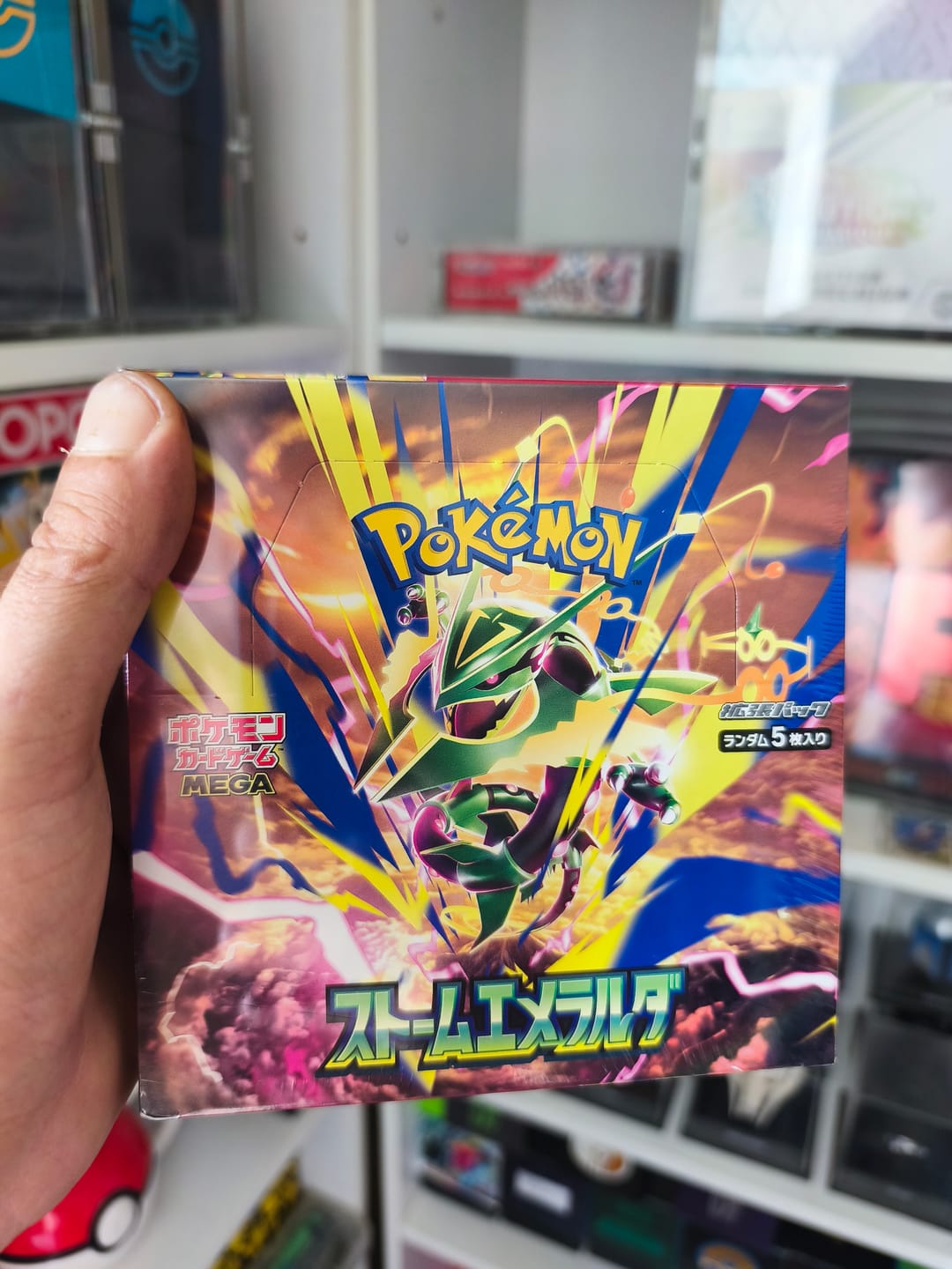 Customer photo review of Display Cartes Pokémon M6 Storm Emerald