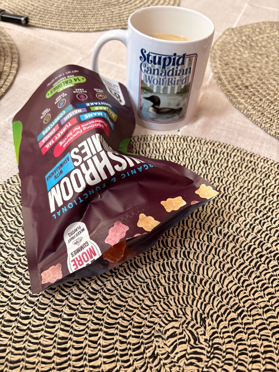 Customer photo review of Focus & Calm Mushroom Gummies – 2500mg med Lion’s Mane & Ashwagandha (80 st)