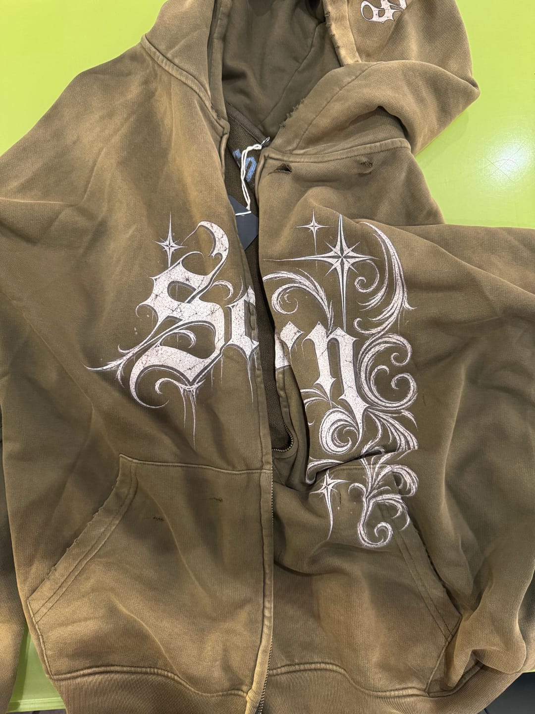 Customer photo review of Dust Halo Zip Hoodie