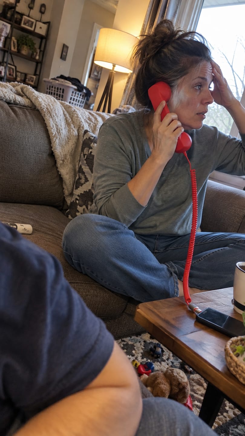 Customer photo review of Retro Corded Telephone Handset