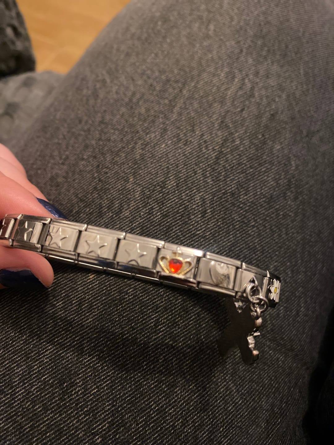 Customer photo review of Italian Charm Bracelet