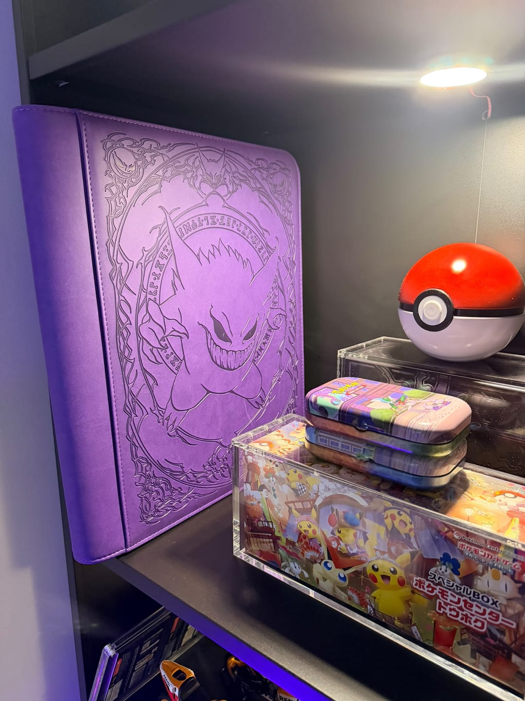 Customer photo review of Purple Evil - Toploader Trading Card Binder
