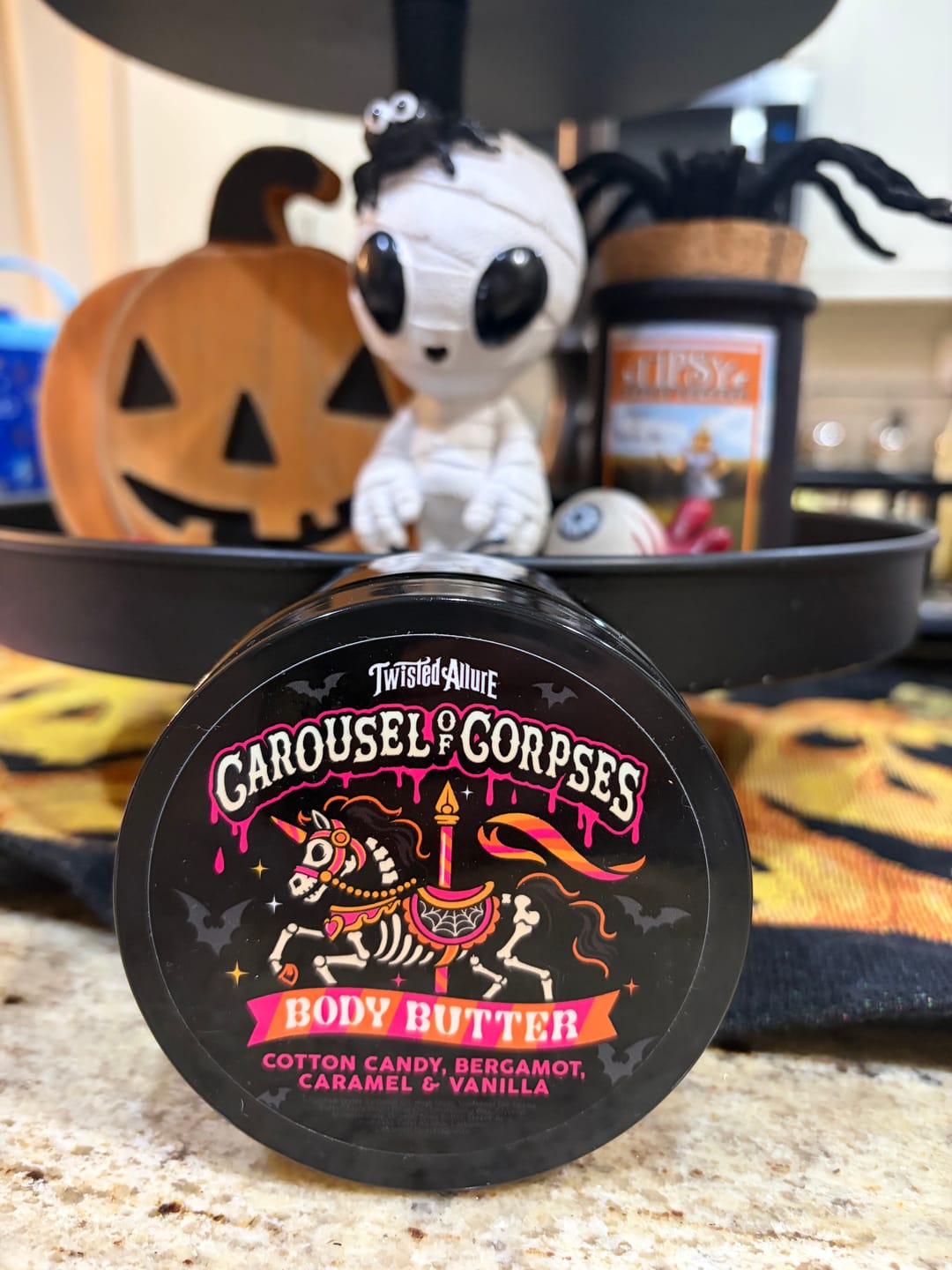 Customer photo review of Carousel Of Corpses Body Butter