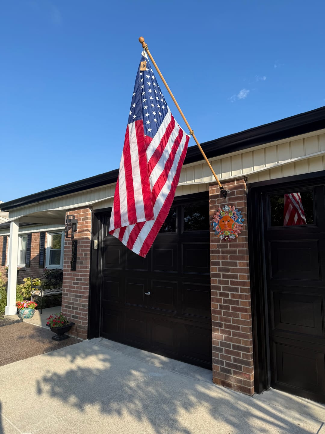 Customer photo review of 3' x 5' American Flag Set