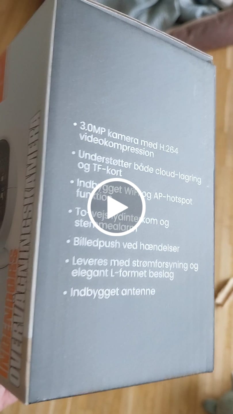 Customer video review of Trådløs Overvågningskamera PRO 4.0