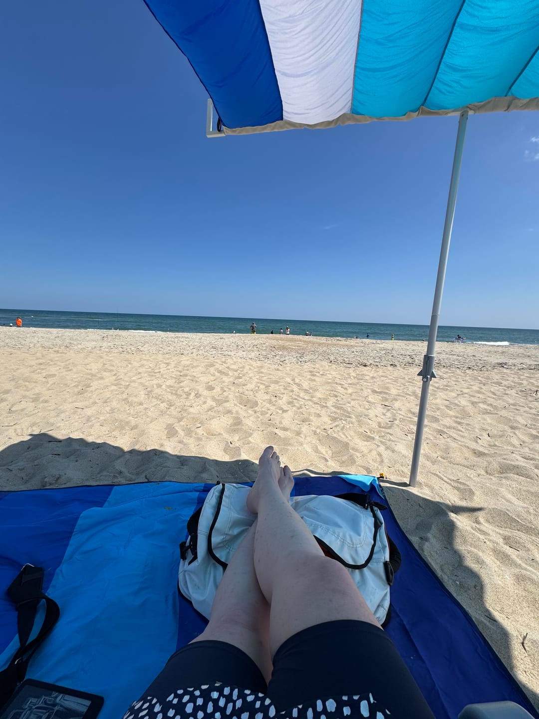Customer photo review of ShadeSock™ - Wind-Inflating, Silent Beach Shade