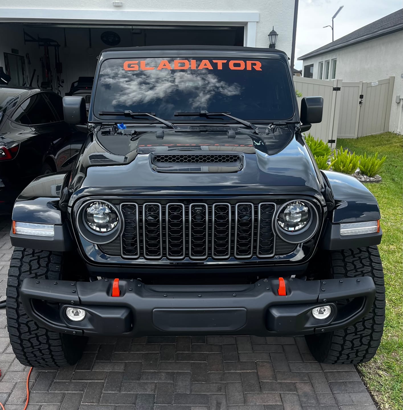 Customer photo review of Windshield Lettering