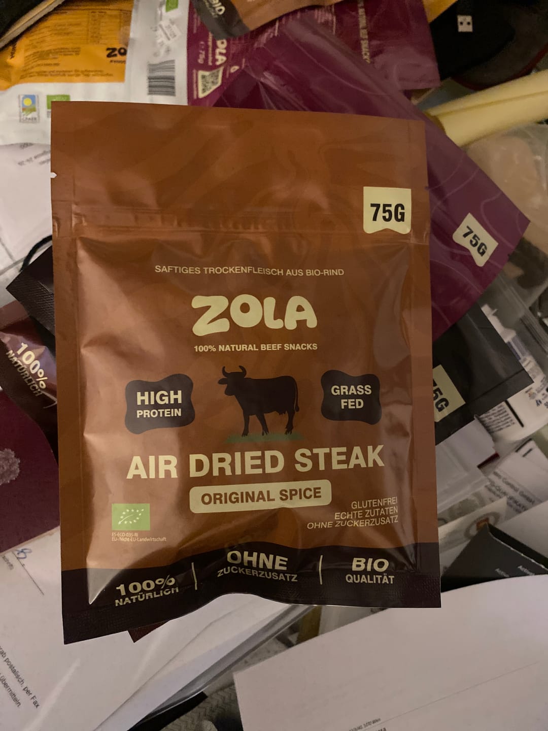 Customer photo review of Air Dried Steak Original Spice BIO