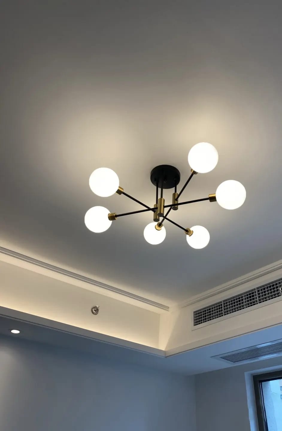 Customer photo review of Iron Ring Chandelier for Dining Table, 25 to 90 cm, Black