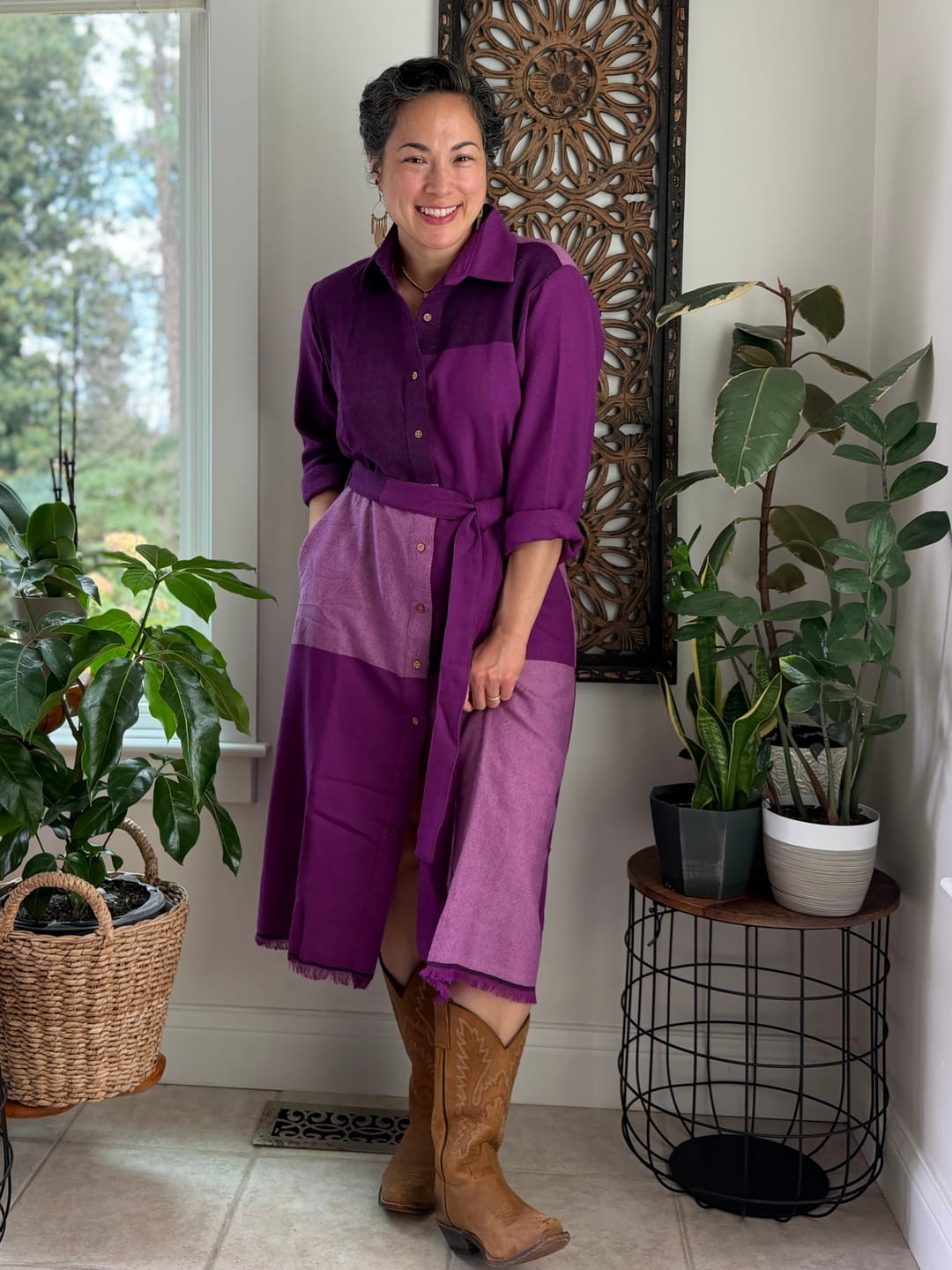 Customer photo review of NEW! Ukhrul Dawn Wool Trench Aranya