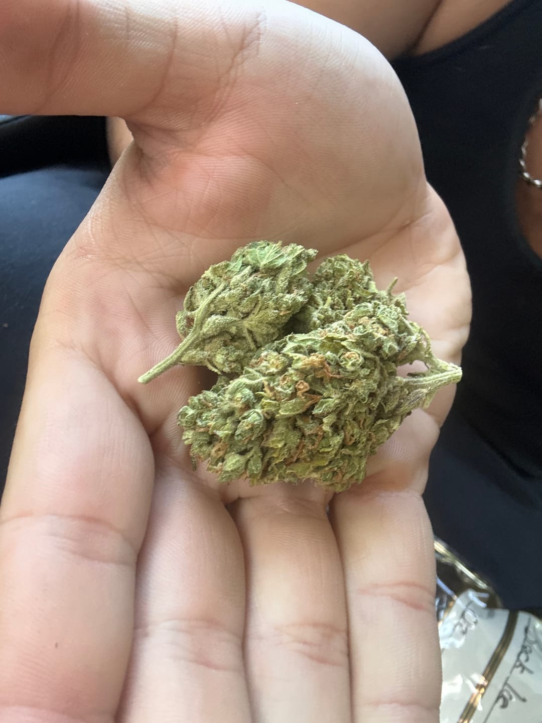 Customer photo review of Black Ice THCA Flower Ounce (28g)