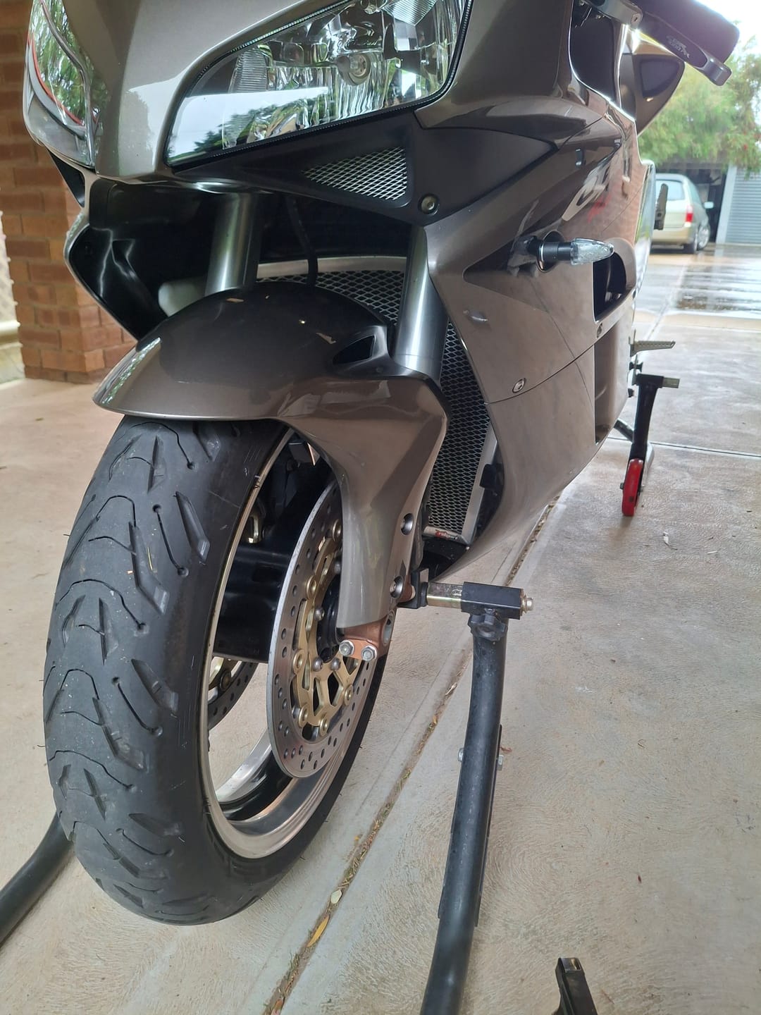 Customer photo review of Honda CBR 1000 RR 2004-2005 - Radiator Guard