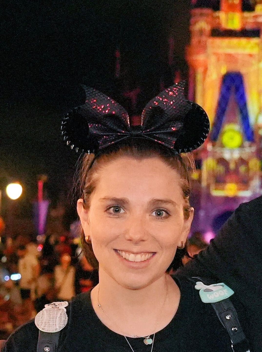 Customer photo review of Red Bat Bow Spikes Ears