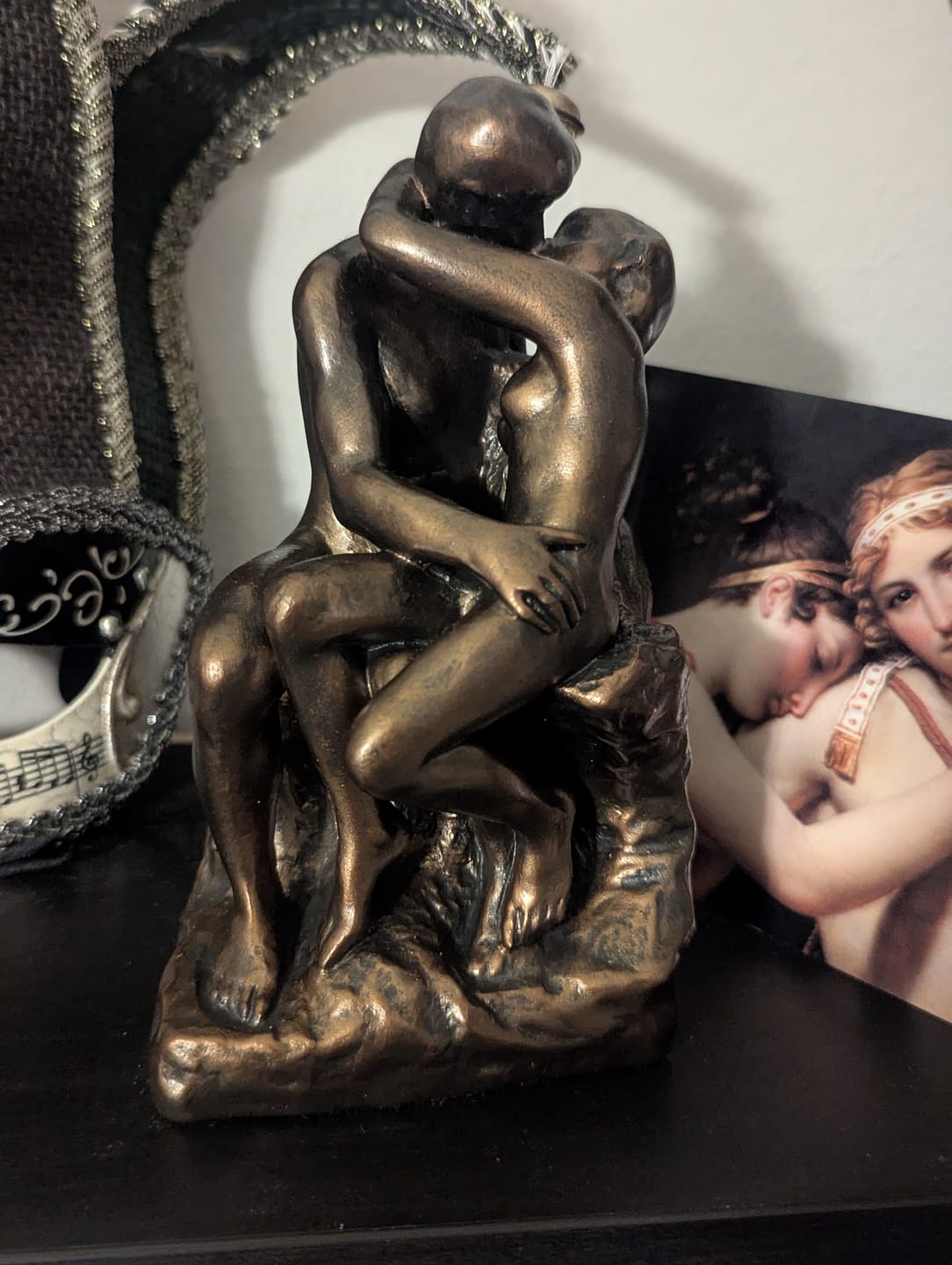 Customer photo review of Auguste Rodin The Kiss Lovers Sculpture – Museum Replica Statue