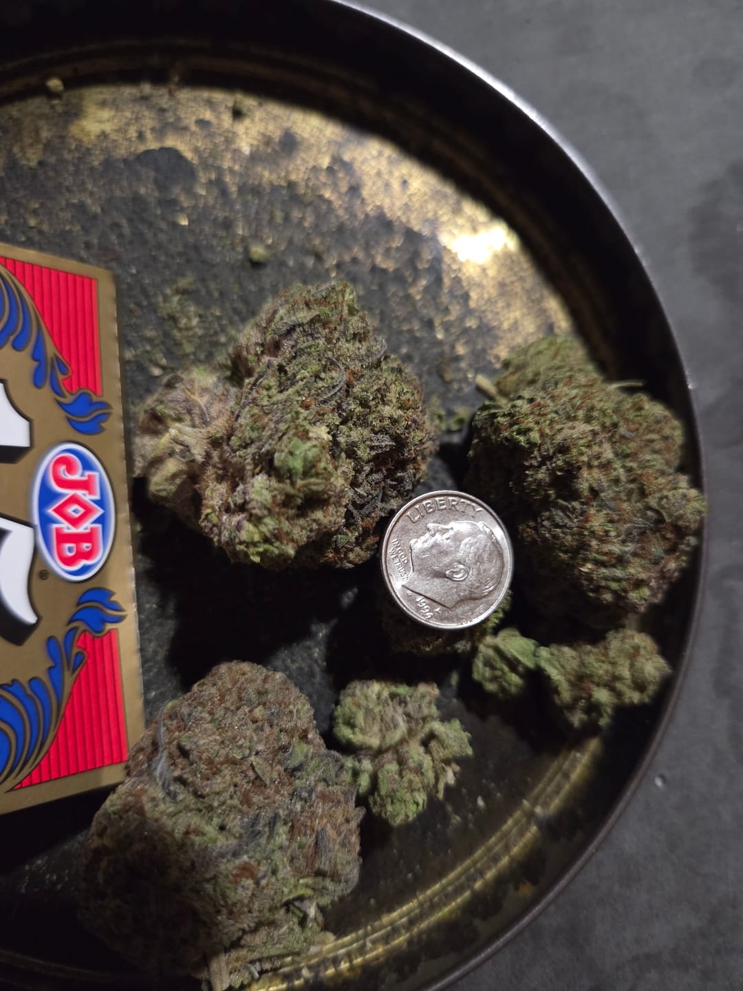 Customer photo review of Gorilla Glue THCA Flower (Purple Cut)