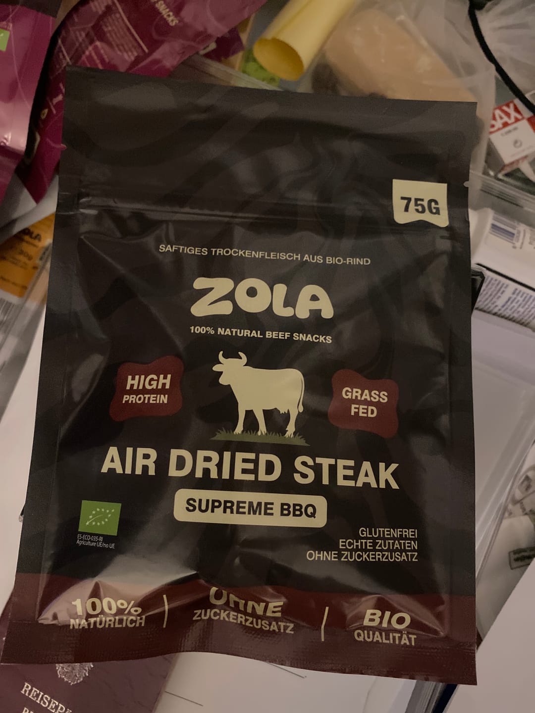 Customer photo review of Air Dried Steak Probierpaket BIO