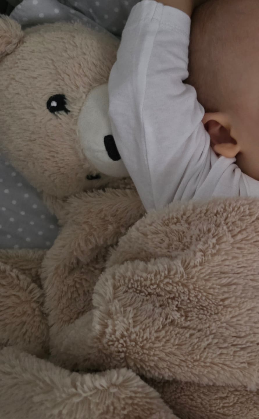 Customer photo review of Babydecke mit Namen bestickt - Kuscheldecke für Babys