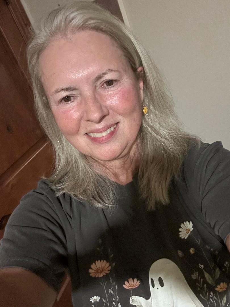 Customer photo review of Wildflower Ghost Halloween T-Shirt