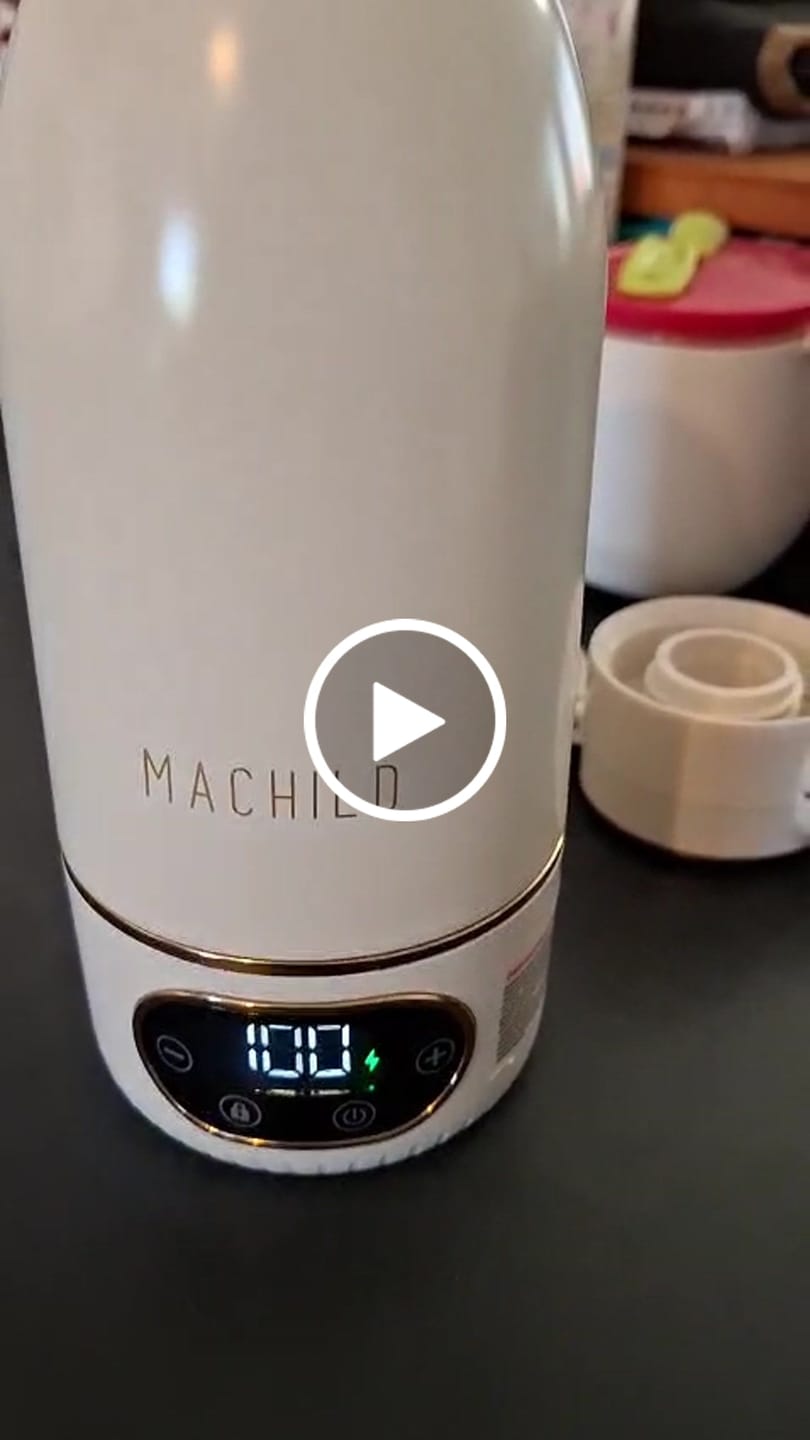 Customer video review of Tragbarer Fläschchenwärmer + Schnell-Ladegerät