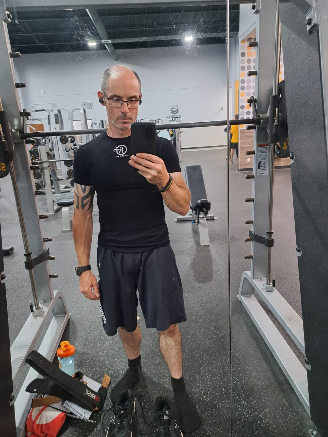 Customer photo review of COMPRESSION T-SHIRT