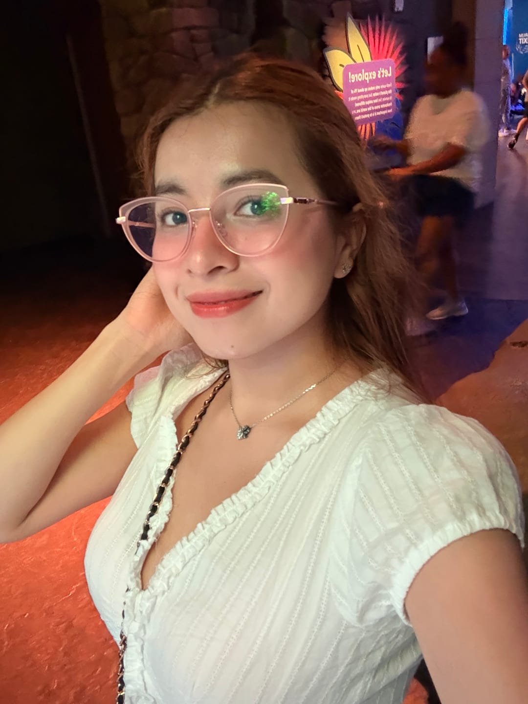 Customer photo review of Kiana Eyeglasses