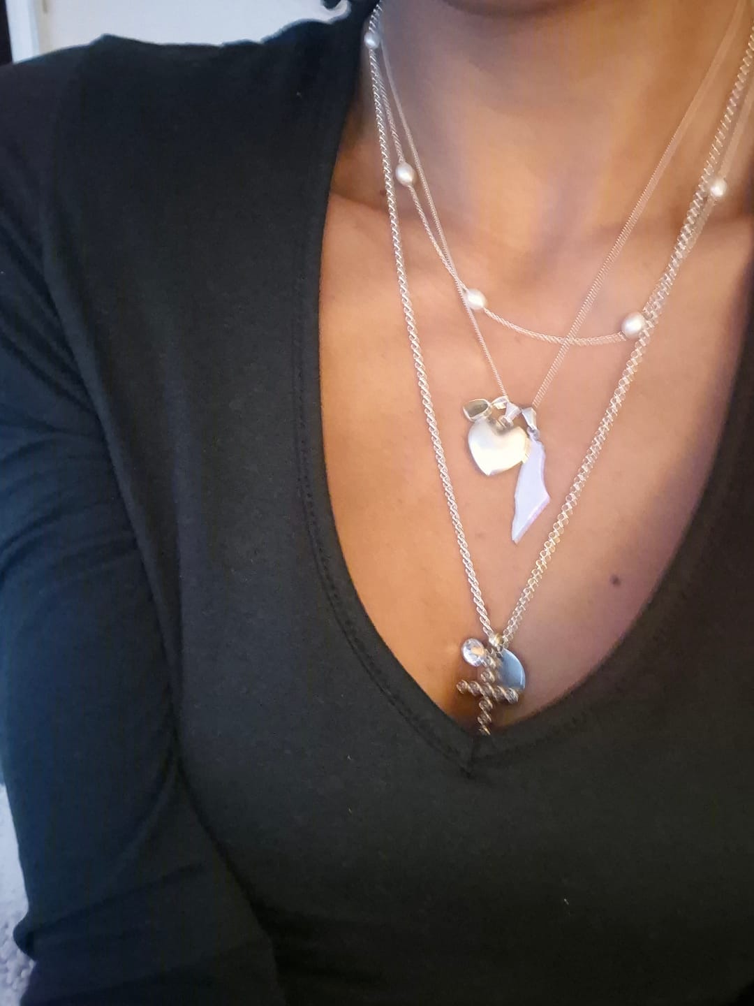 Customer photo review of Moldavite - Mini necklace pendant