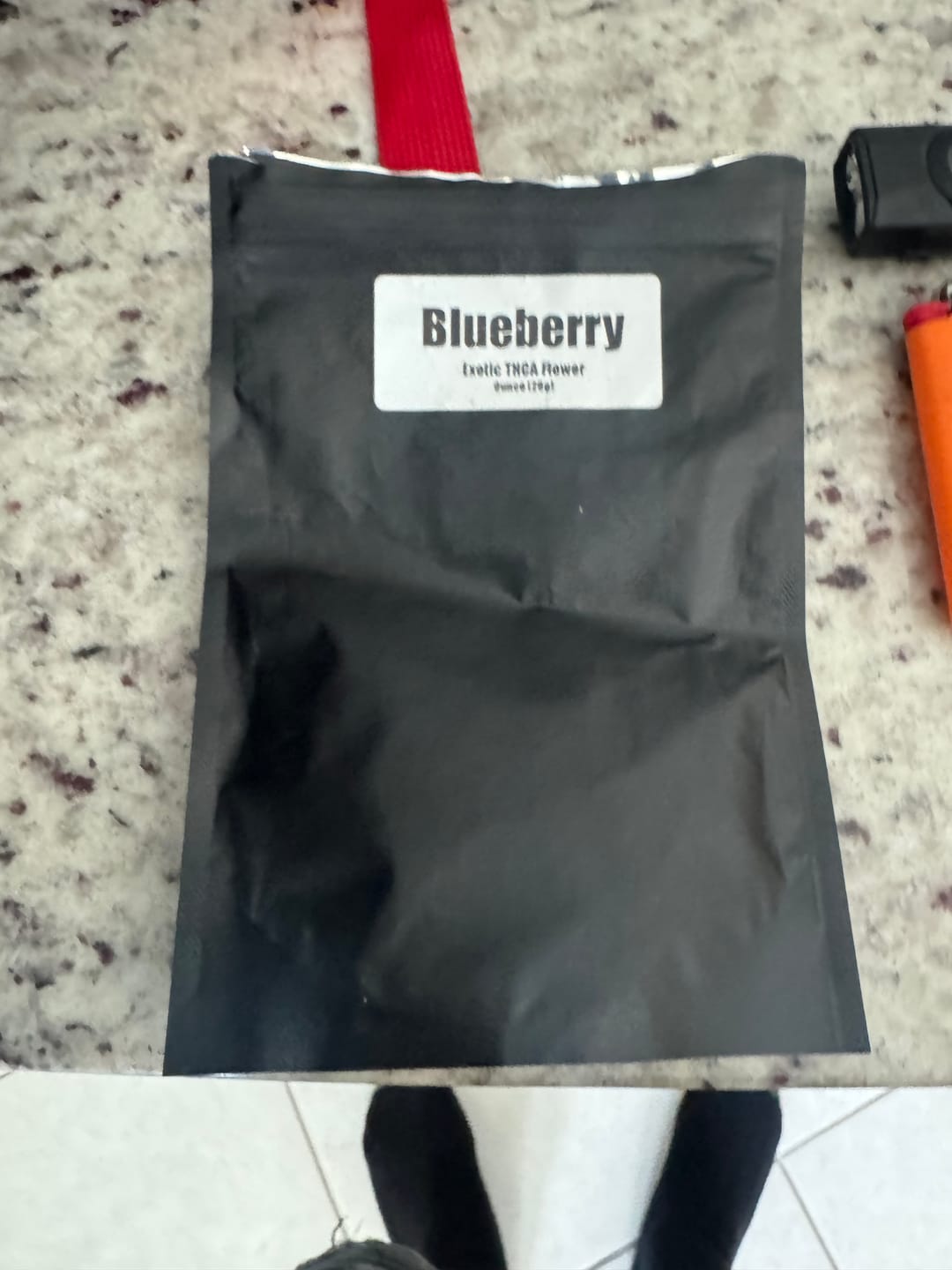 Customer photo review of Blueberry THCA Flower (Exotic)