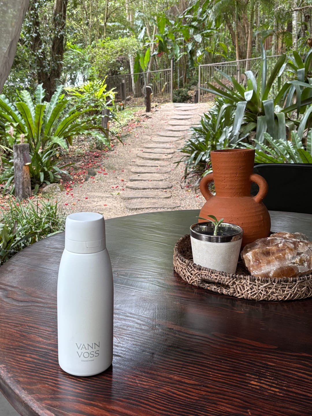 Customer photo review of Ceramic Filtered Water bottle