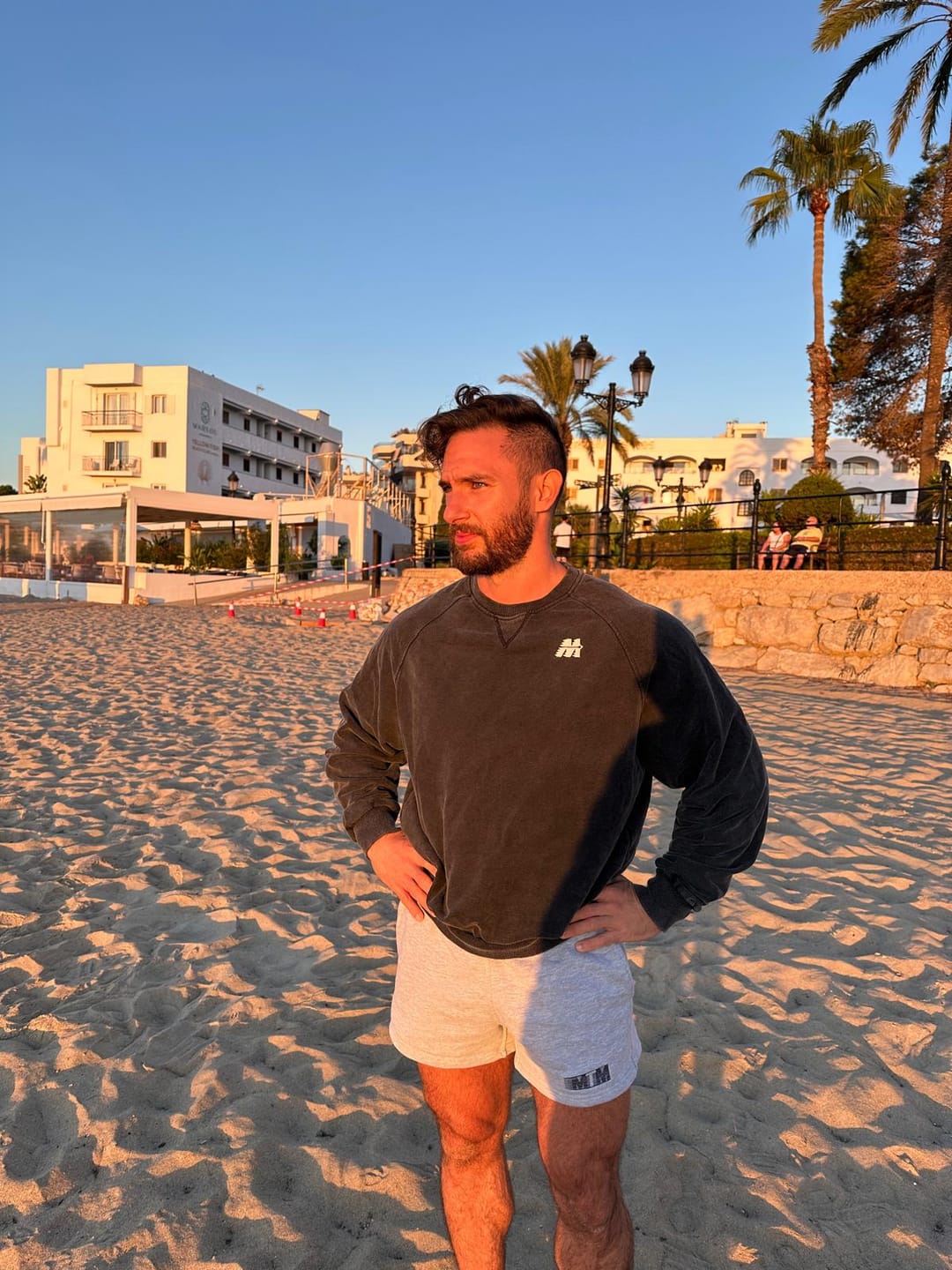 Customer photo review of Crew Sweater - Black