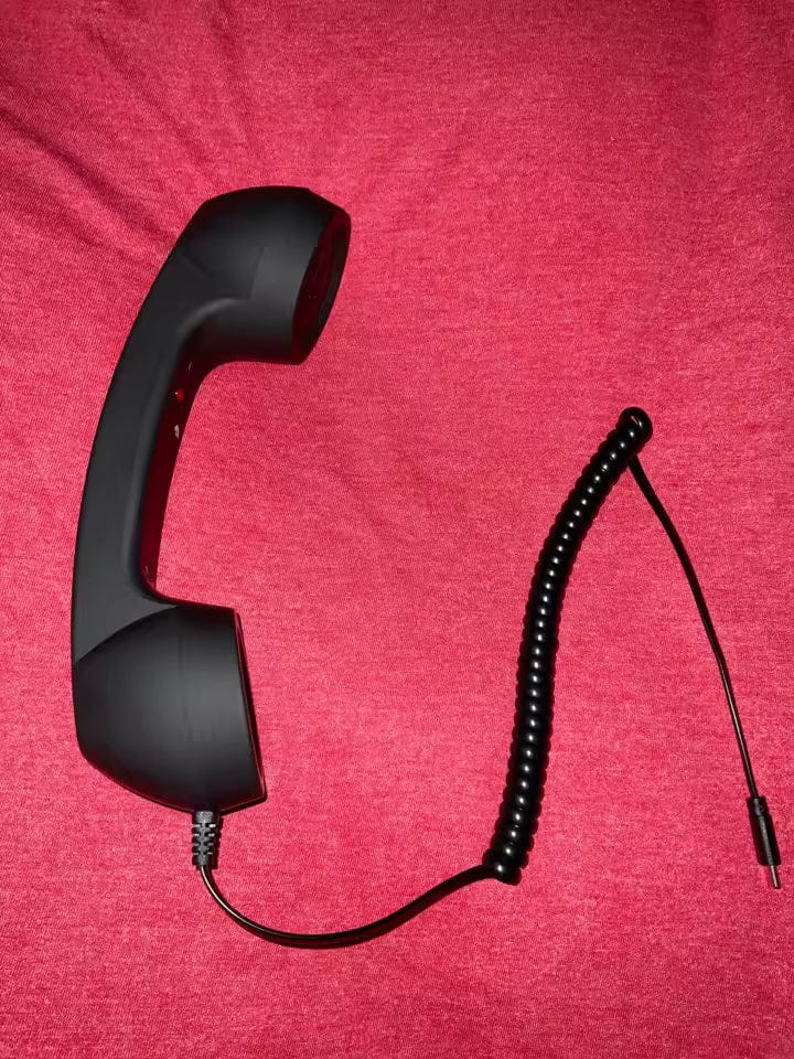 Customer photo review of Teléfono Retro compatible con iPhone y Android