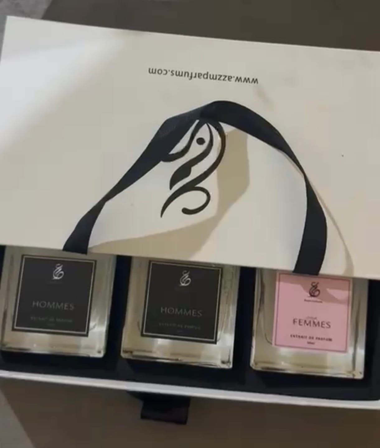 Customer photo review of Pack AZZM – 3 PARFUMS AU CHOIX