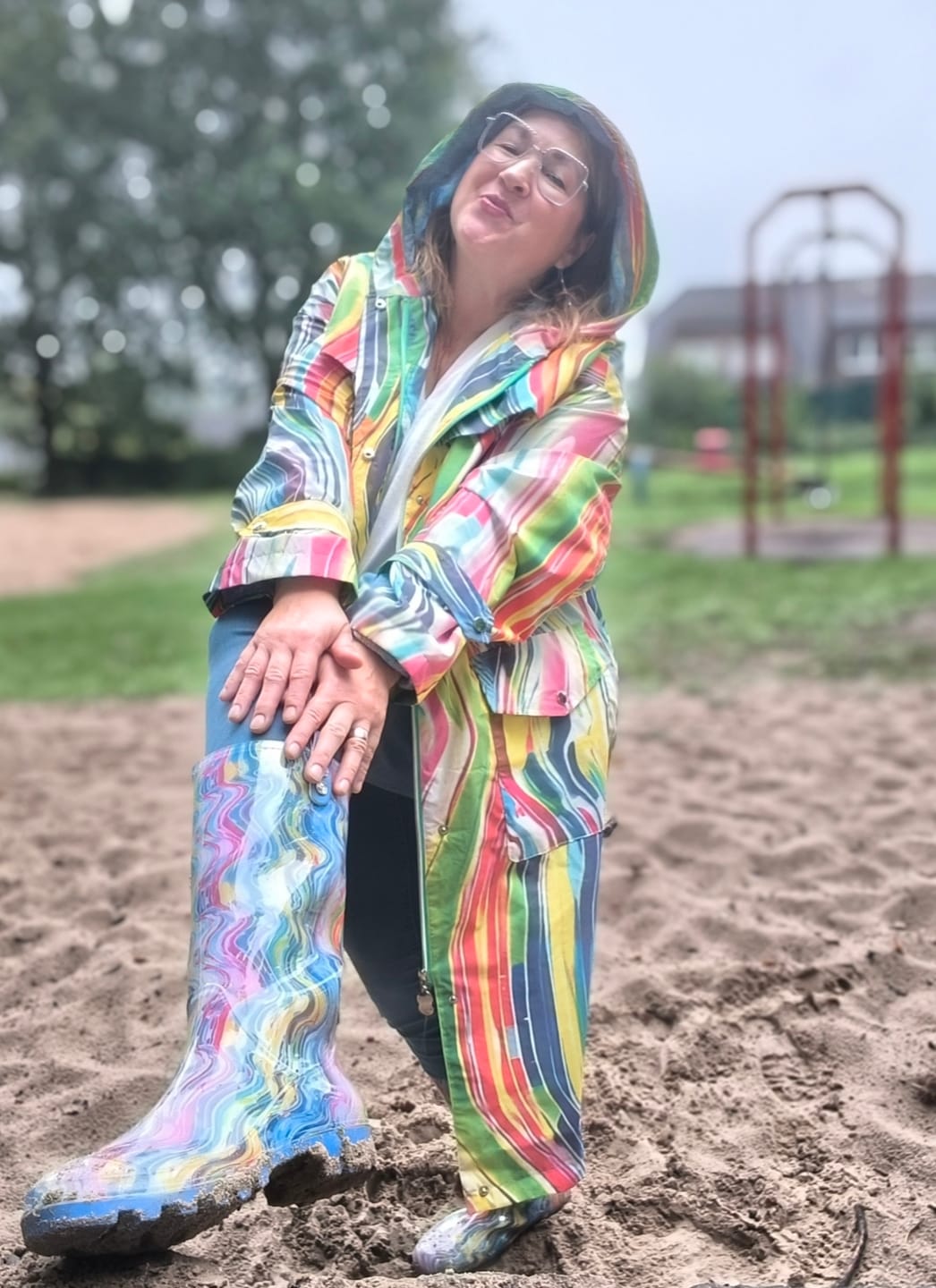 Customer photo review of Regenbekleidung / Gummistiefel - Rainbow