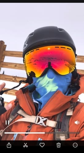 Customer photo review of Heat-Reactive Thermal Balaclava