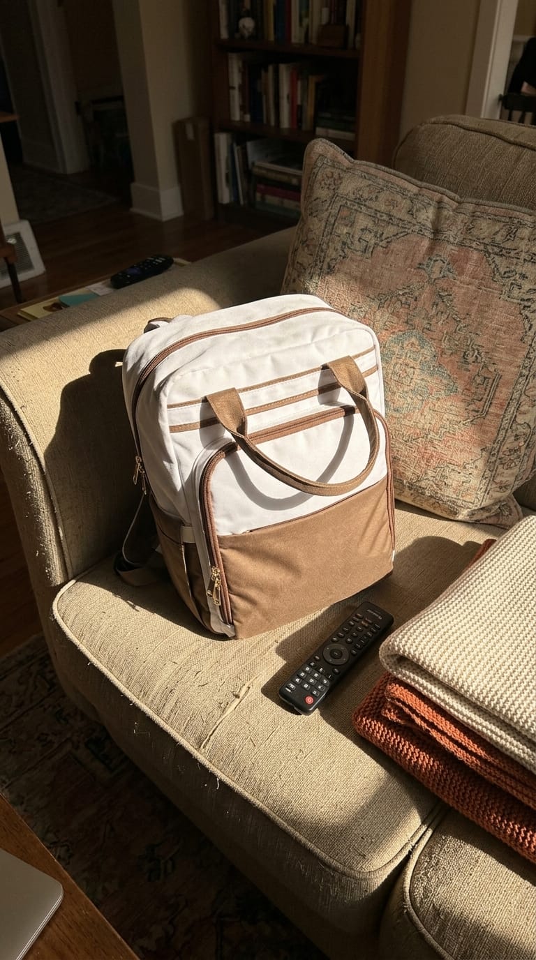 Customer photo review of 4-in-1 Backpack with Lunch Bag