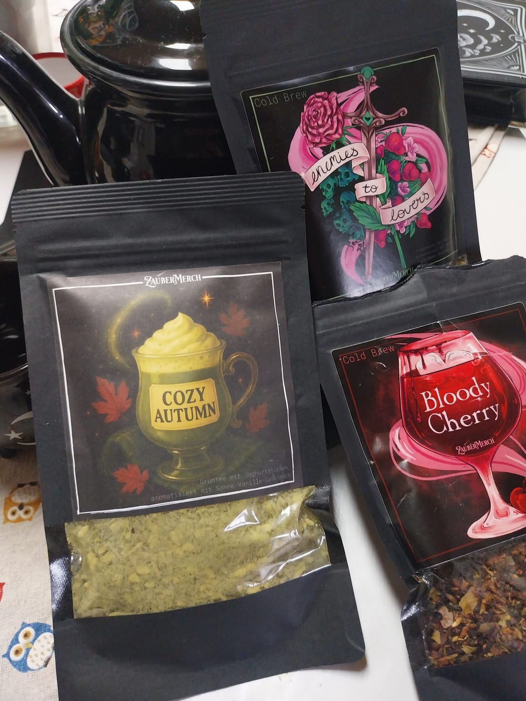 Customer photo review of Cozy Autumn – Grüner Tee mit Matcha, Sahne & Vanille | Herbst Tee