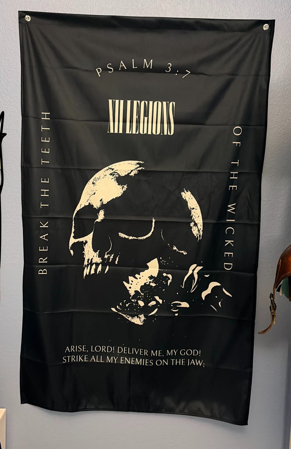 Customer photo review of PSALM 3:7 Flag