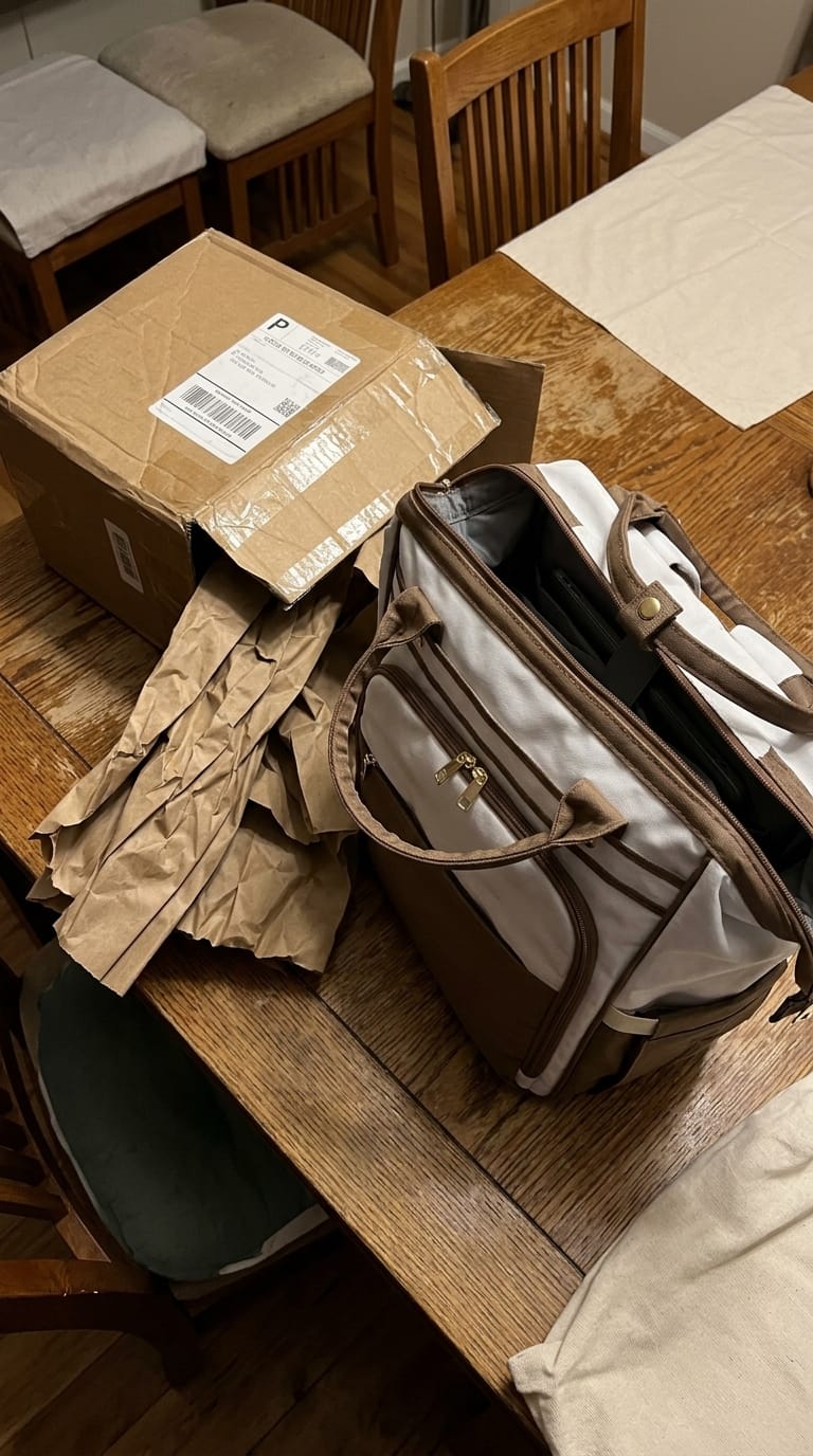 Customer photo review of 4-in-1 Backpack with Lunch Bag