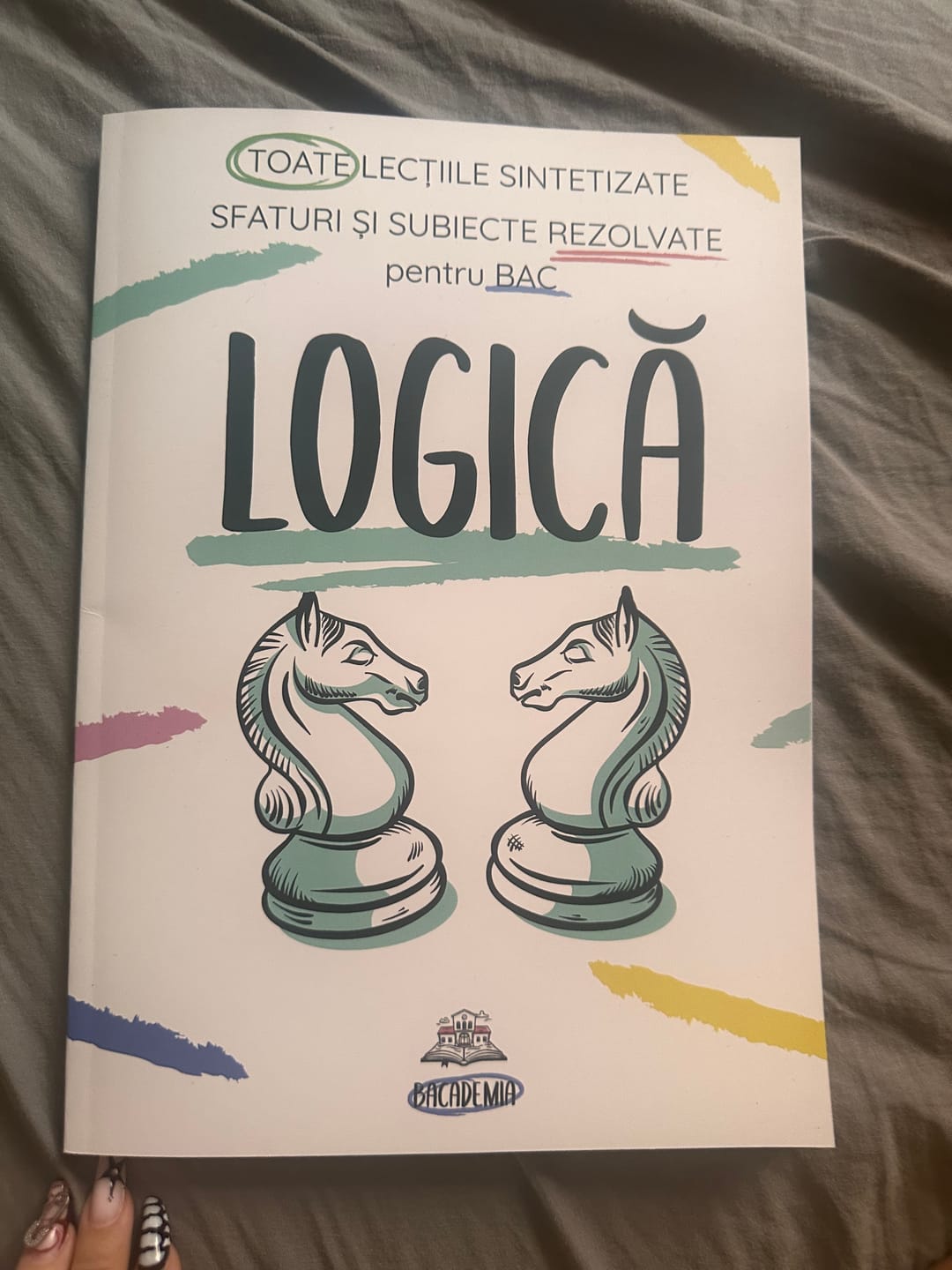 Customer photo review of Pachet Bacalaureat (Română + Istorie + Logică) Bacademia