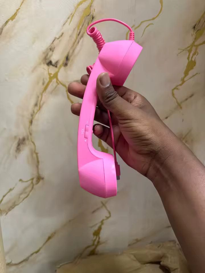 Customer photo review of Teléfono Retro compatible con iPhone y Android